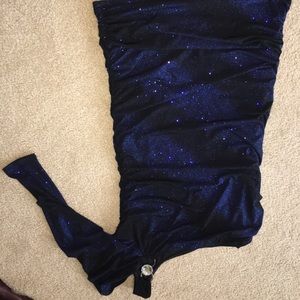 Mini one shoulder dress